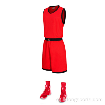 Nuevo estilo de diseño de jersey de baloncesto negro para hombres